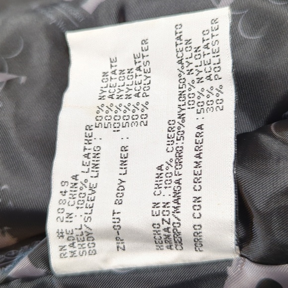 Walt Disney World Leather Jacket 30th Anniversary Vintage 90s Size XXL in Black - Picture 9 of 12